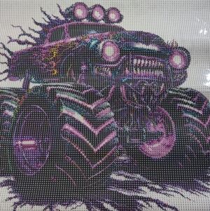 Diamond Painting Art Monster truck 40x40 22 colors